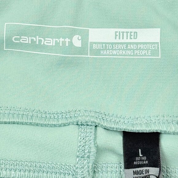 Carhartt Womens Force Fitted Lightweight Green Utility Legging Large (12-14) NWT - Picture 8 of 12